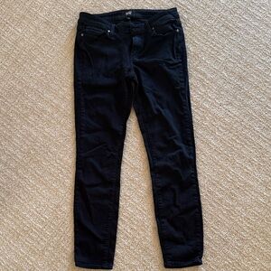 PAIGE Women's verdugo ankle Jet Black Skinny Jeans